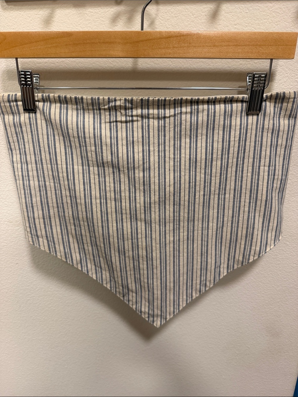Rhythm Blue and White Striped bandana top